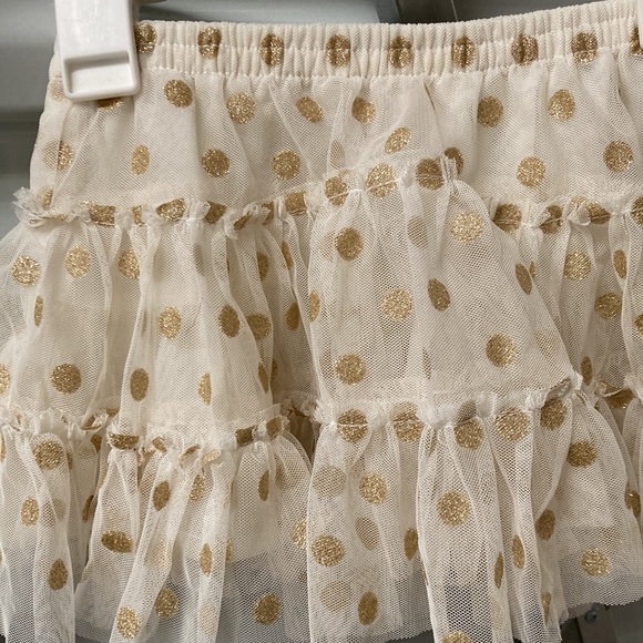 Glitter Polka Dot Tulle Skirt, pant, & top bundle - Picture 5 of 11